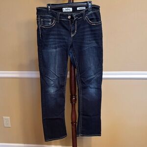 Daytrip Women's Boot Cut Jeans - Dark Blue